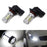 X-Bright White 52-SMD 9005 LED Bulbs w/ Reflector Mirror Design High Beam DRL