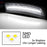 Clear Lens White LED Bumper Reflex Replace Side Markers For BMW 16-19 3/4 Series