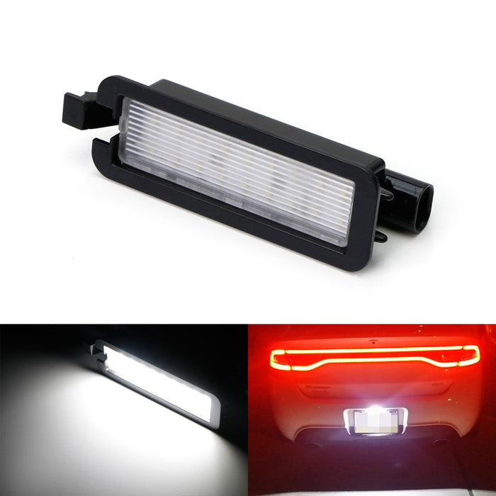 OE-Fit 3x Brighter 18-LED License Plate Lamp Assy For Dodge Charger Challenger