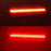 Rear Side Marker Lamps w Red LED Lights For 08-14 Dodge Challenger,11-14 Charger