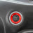 Red Keyless Engine Push Starter Surrounding Ring For Dodge Charger Challenger...