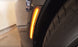 Smoked Lens Amber LED Front Side Marker Lamps Assembly For 2015-up Dodge Charger