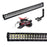 180W 30" LED Light Bar w/ Bumper Bracket, Wirings For 03-18 Dodge RAM 2500 3500