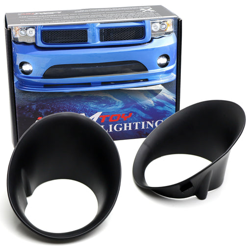 OE-Spec LH RH Fog Lamp Bezel Covers For Dodge 2002-08 RAM 1500, 03-09 2500 3500