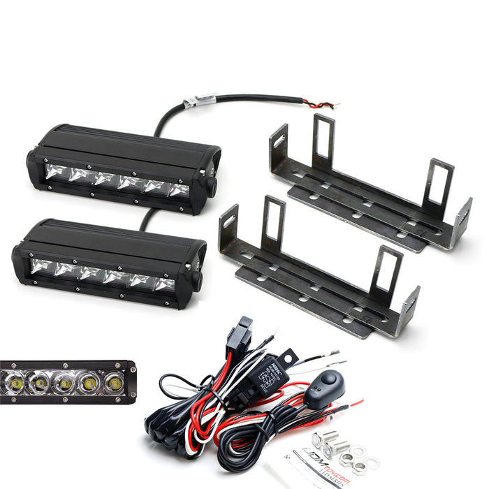 Lower Bumper Mount LED Light Bar w/ Bracket, Wiring For 11-18 Dodge RAM 1500