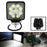 (One) 27W 2300 lum High Power LED Work Light Lamp For SUV 4x4 Truck Tractor Boat