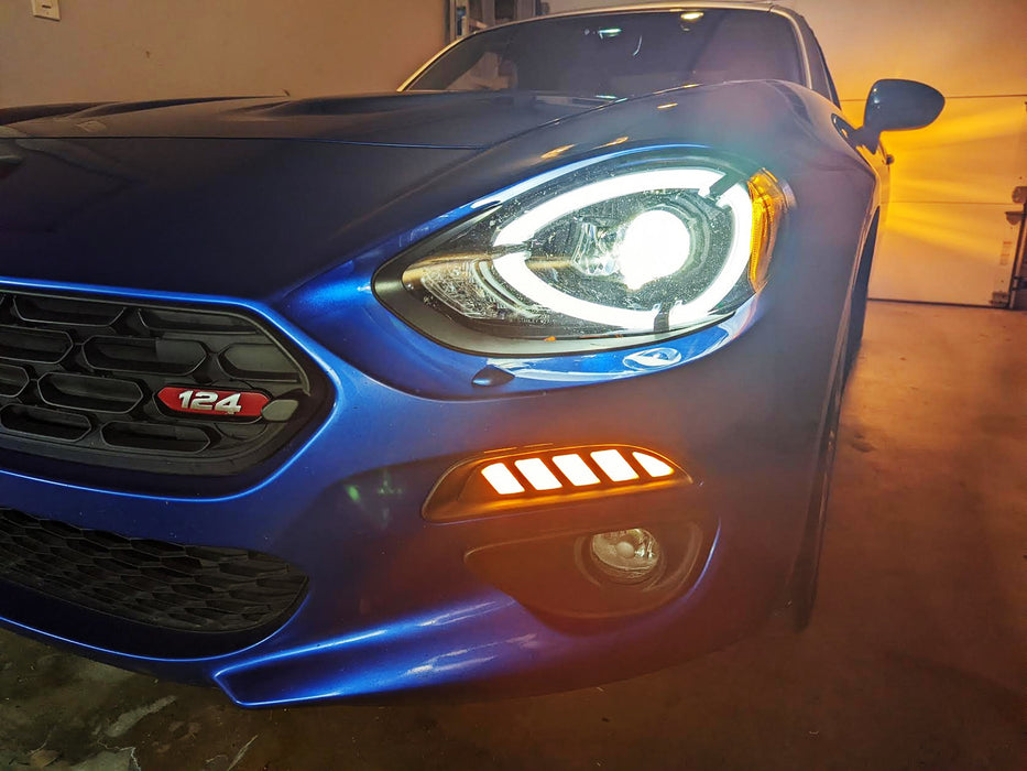 Switchback LED DayLight DRL, Turn Signal Lamp Kit For 2015-2020 Fiat 124 Spider