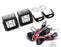 3" 20W LED A-Pillar Cubic Pod Light Kit w/ Support Wiring For 21-up Ford Bronco