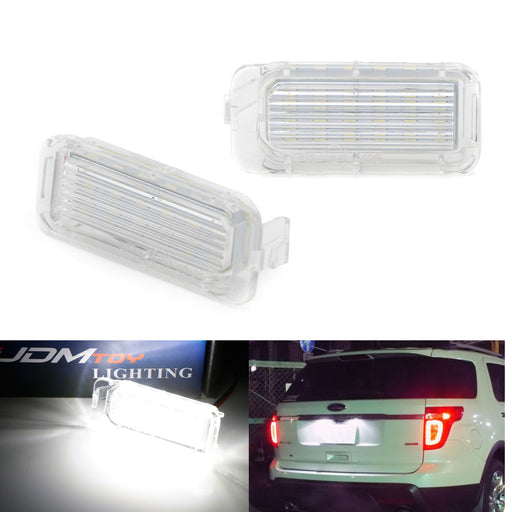 OEM-Replace 18-SMD LED License Plate Lights For Ford Explorer Escape Fusion, etc