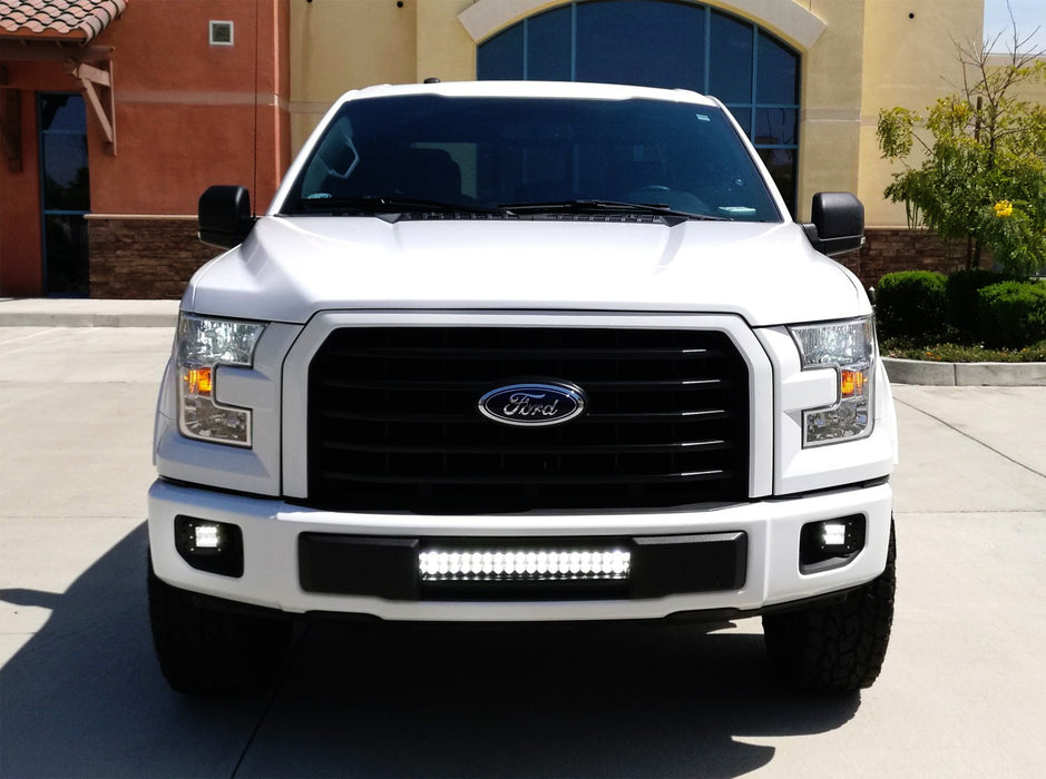 3-Inch 2x2 LED Pod Lights w/ Foglight Opening Mount/Wire For Ford F150 F250 F350