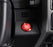 Red Keyless Engine Push Start Button & Surrounding Ring For Ford F-150 Raptor...