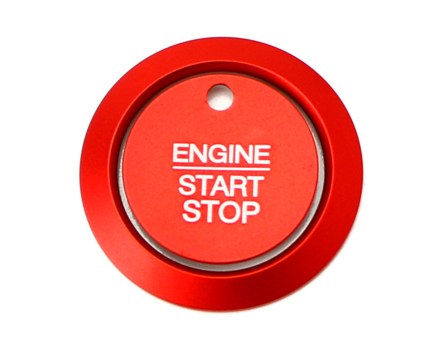 Red Keyless Engine Push Start Button & Surrounding Ring For Ford F-150 Raptor...