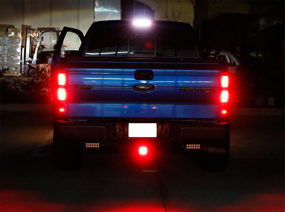 Smoked LED High Mount Tail Light, Reverse, Rear Fog Lamp For Ford F150