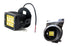 Yellow 24W LED Pod Light Kit w/ Fog Lamp Bracket/Wirings For 2006-2014 Ford F150