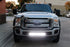 144W 25" LED Light Bar w/ Lower Bumper Brackets, Wiring For 11-16 Ford F250 F350