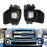 27W LED Fog Lights w/ Bezels Brackets Wiring For 11-16 F250 F350 F450 Super Duty