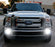 Smoked Lens White 40W CREE LED Fog Light Kit For Ford F-250 F-350 F450 Excursion