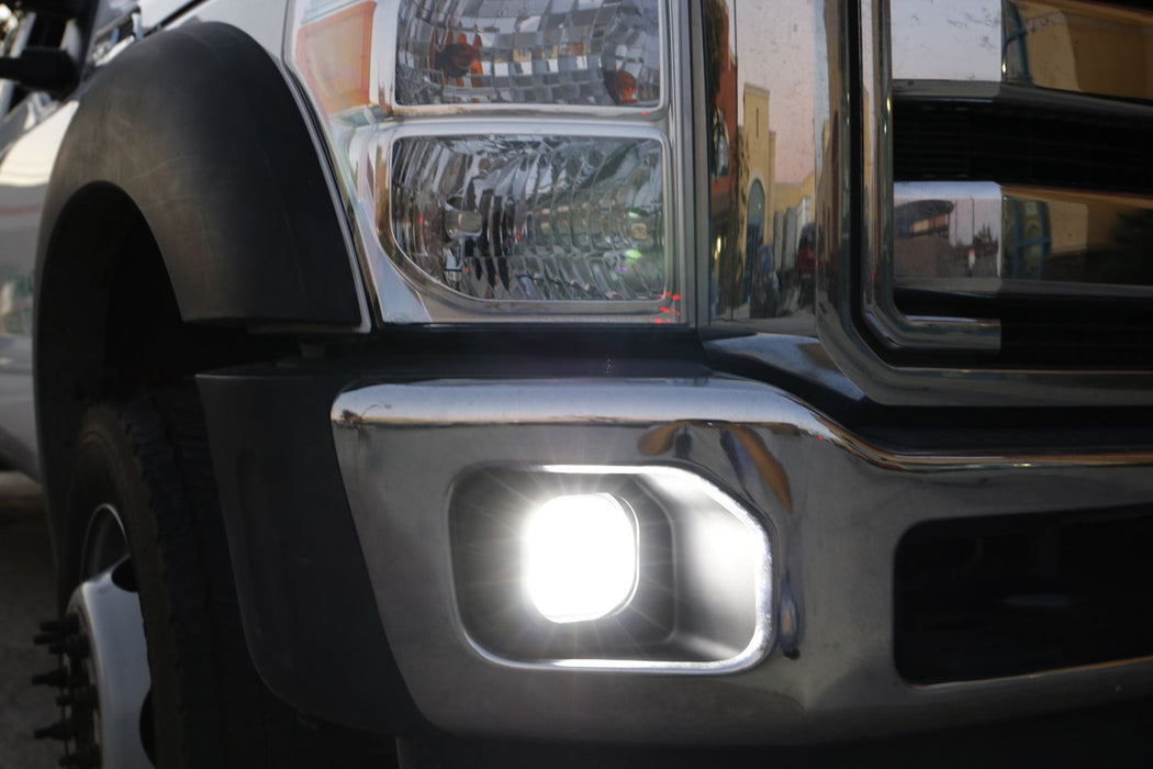 Clear Lens White 40W CREE LED Fog Light Kit For Ford F-250 F-350 F-450 Excursion