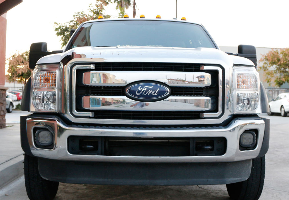 Smoked Lens White 40W CREE LED Fog Light Kit For Ford F-250 F-350 F450 Excursion