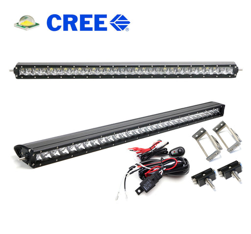 150W 30" LED Light Bar w/Behind Grille Mount Bracket, Wiring For 11-16 F250 F350