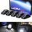 5pc Smoked Lens White LED Cab Roof Clearance Lights For 17-22 Ford F250 F350 SD