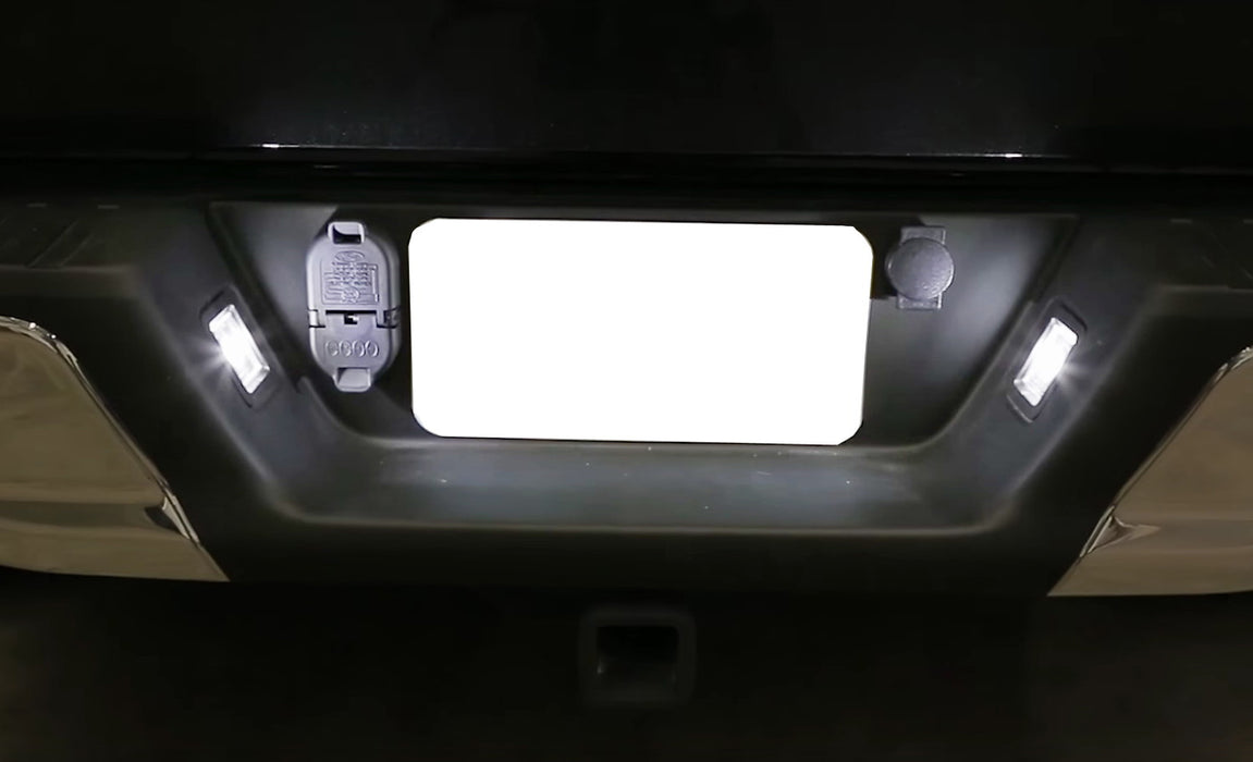 OE-Fit White 3W LED License Plate Light Kit For 17-up Ford F250 F350 Super Duty