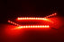 Red LED Background Illumination Kit 17-22 F250 F350 F450 Side Fender Emblem