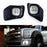 Complete CREE LED Fog Lights w/ Bezel Covers, Wirings For 2011-16 F250 F350 F450