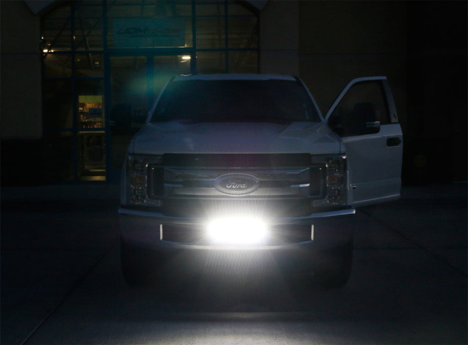 84W LED Light Bar w/ Lower Bumper Mounting Bracket, Wiring For 2017-up F250 F350