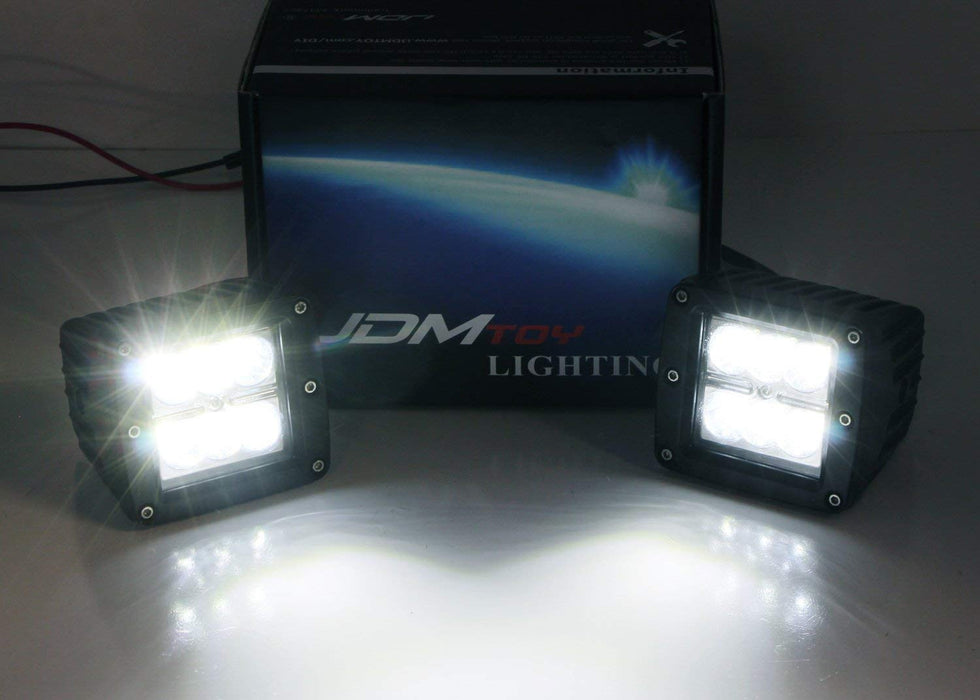 24W LED Pods w/ Foglight Bracket/Wirings For 05-07 Ford F250 F350 F450 SuperDuty