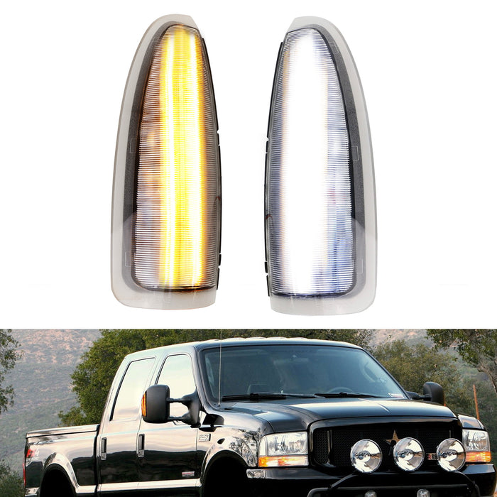 side mirror lights driving turn signal for ford f-250 f-350 f-450 excursion