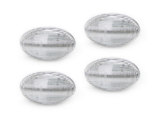 Clear Lens Front/Rear 48-LED Wheel Fender Side Marker Lamps For 99-10 F350 F450