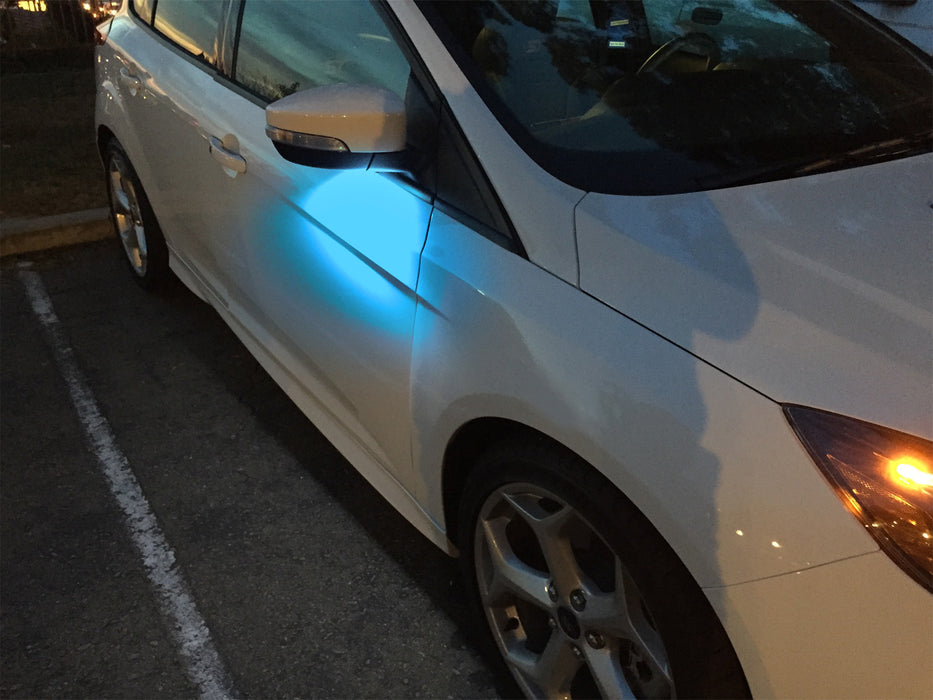 Ice Blue 18-SMD LED Under Side Mirror Puddle Lights For Ford Focus C-Max Escape