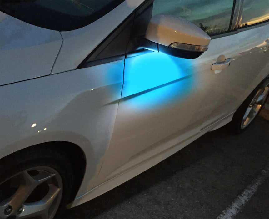 Ice Blue 18-SMD LED Under Side Mirror Puddle Lights For Ford Focus C-Max Escape