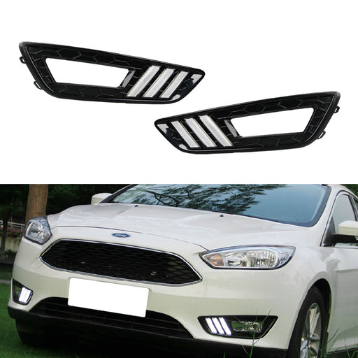 Mustang-Style /// LED Stripe Daytime Running Lights DRL Kit For 15-18 Ford Focus