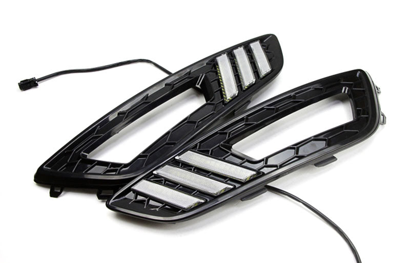 Mustang-Style /// LED Stripe Daytime Running Lights DRL Kit For 15-18 Ford Focus