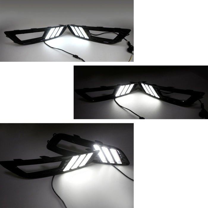 Mustang-Style /// LED Stripe Daytime Running Lights DRL Kit For 15-18 Ford Focus