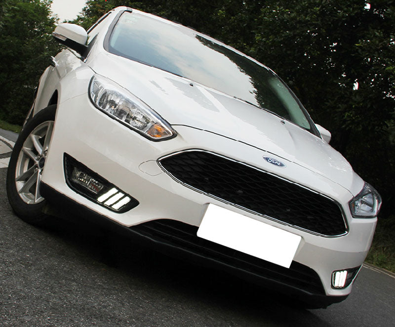 Mustang-Style /// LED Stripe Daytime Running Lights DRL Kit For 15-18 Ford Focus