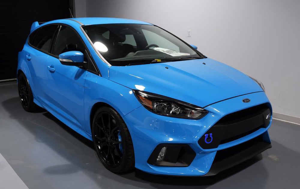 Sports Blue Track Racing Style Tow Hook Ring For 2016-2018 Ford Focus RS ONLY