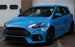 Sports Blue Track Racing Style Tow Hook Ring For 2016-2018 Ford Focus RS ONLY