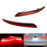 Red Lens Fluid Style LED Bumper Reflector Tail Lights For 2013-up Ford Fusion