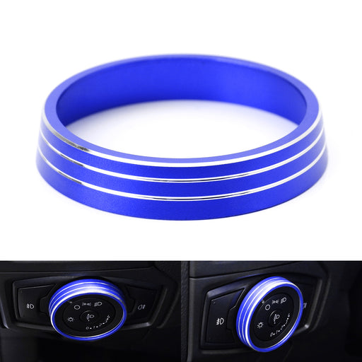 Blue Aluminum Headlight Switch Button Knob Cover For Ford Raptor