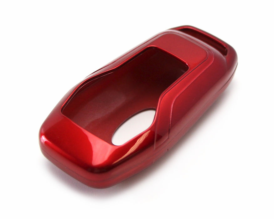 Brilliant Red Key Fob Shell Cover For Ford Lincoln Intelligent Access Smart Key