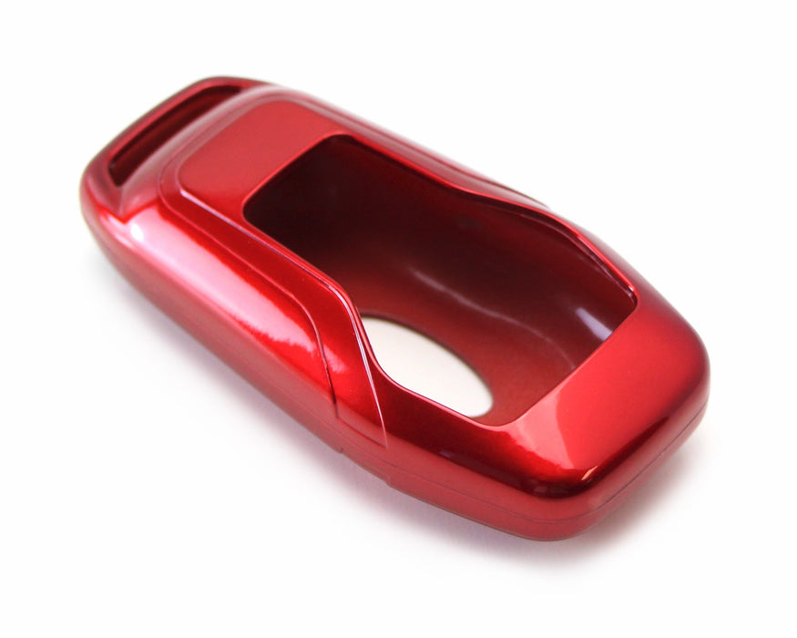 Brilliant Red Key Fob Shell Cover For Ford Lincoln Intelligent Access Smart Key