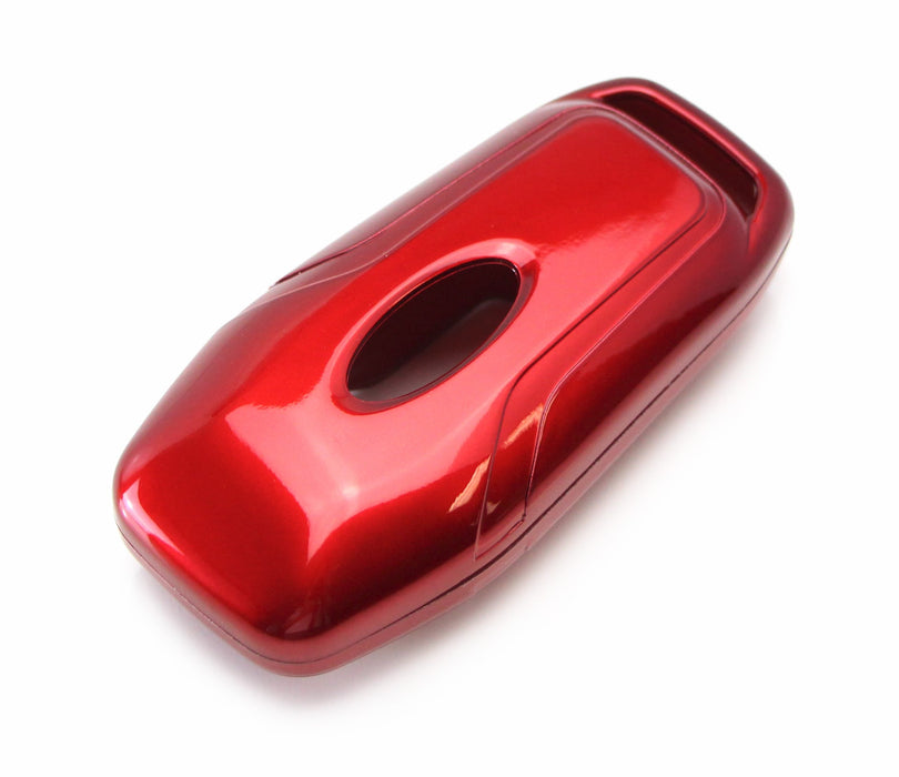 Brilliant Red Key Fob Shell Cover For Ford Lincoln Intelligent Access Smart Key