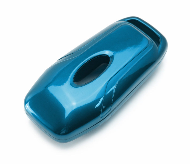 Glossy Blue Key Fob Shell Cover For Ford or Lincoln Intelligent Access Smart Key