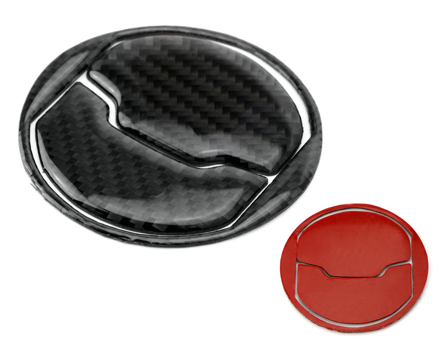 Carbon Fiber Overlay Trims For 15-23 Ford Mustang Center Dashboard AC Vent Cover