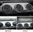 Carbon Fiber Overlay Trims For 15-23 Ford Mustang Center Dashboard AC Vent Cover