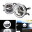 30W CREE LED Driving Fog Light Kit with LED Halo Ring For Gen 5 Ford Mustang