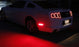 Smoked Lens LED Rear Side Marker Lamps w/ Red LED Lights For 10-14 Ford Mustang